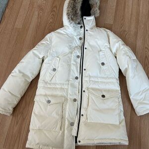 Tommy Hilfiger Women's Off-White Ski Jacket